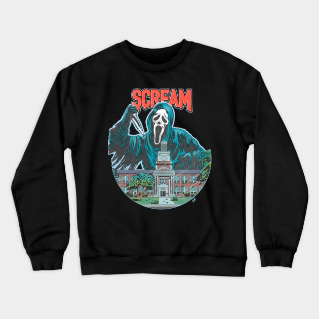 Scream (fan made) Crewneck Sweatshirt by Nache Ramos Art.